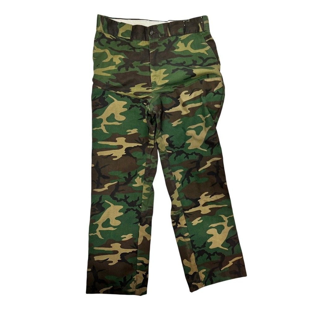 Wolverine Sportsman Apparel Reinforced Hunting Pants Woodland Camo 34x29 USA